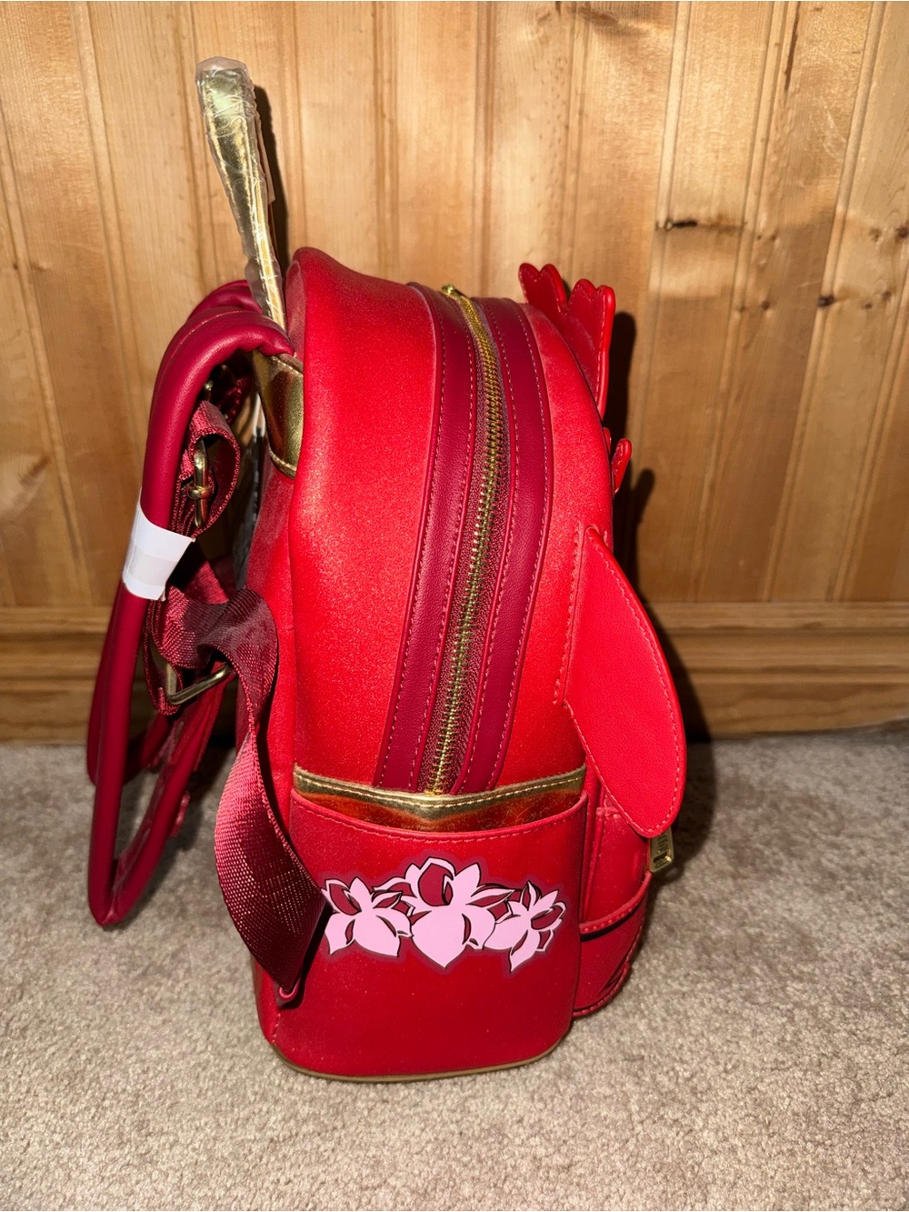 Mulan 25th Anniversary Mushu Glitter Cosplay Mini Backpack Loungefly - Picture 6 of 6